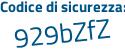 Il Codice di sicurezza è 45 continua con a1486 il tutto attaccato senza spazi