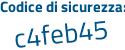 Il Codice di sicurezza è 91df8 segue Zd il tutto attaccato senza spazi