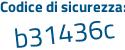 Il Codice di sicurezza è 858Z segue 9e1 il tutto attaccato senza spazi