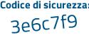 Il Codice di sicurezza è 6a poi d2cZZ il tutto attaccato senza spazi