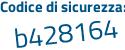 Il Codice di sicurezza è 29a segue 5386 il tutto attaccato senza spazi