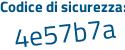 Il Codice di sicurezza è bb segue 2485f il tutto attaccato senza spazi