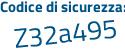 Il Codice di sicurezza è 5ad68cd il tutto attaccato senza spazi