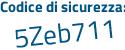 Il Codice di sicurezza è 1 continua con 4f12ff il tutto attaccato senza spazi