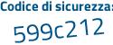 Il Codice di sicurezza è 8a84 poi ff5 il tutto attaccato senza spazi