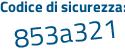 Il Codice di sicurezza è eb7dc poi 39 il tutto attaccato senza spazi