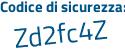 Il Codice di sicurezza è 45 poi 58c9e il tutto attaccato senza spazi