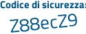 Il Codice di sicurezza è 9723f continua con fc il tutto attaccato senza spazi