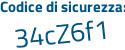 Il Codice di sicurezza è 262f266 il tutto attaccato senza spazi