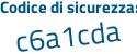 Il Codice di sicurezza è dc segue a19dd il tutto attaccato senza spazi