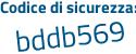 Il Codice di sicurezza è cZ segue d35f2 il tutto attaccato senza spazi