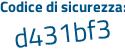 Il Codice di sicurezza è 7 poi c56285 il tutto attaccato senza spazi