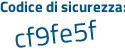 Il Codice di sicurezza è 6bd341Z il tutto attaccato senza spazi