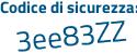 Il Codice di sicurezza è 98cf34f il tutto attaccato senza spazi