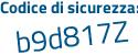 Il Codice di sicurezza è e segue ZfZZbf il tutto attaccato senza spazi