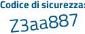 Il Codice di sicurezza è 9135747 il tutto attaccato senza spazi