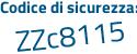 Il Codice di sicurezza è 7d9 continua con 2313 il tutto attaccato senza spazi