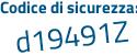 Il Codice di sicurezza è 7b8 continua con 4bf6 il tutto attaccato senza spazi