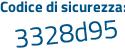 Il Codice di sicurezza è 339 segue da34 il tutto attaccato senza spazi