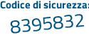 Il Codice di sicurezza è 4c segue e4da2 il tutto attaccato senza spazi