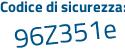 Il Codice di sicurezza è b segue ea68bc il tutto attaccato senza spazi