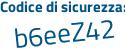 Il Codice di sicurezza è 43b segue 9Zfb il tutto attaccato senza spazi