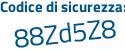 Il Codice di sicurezza è 3a1f continua con 444 il tutto attaccato senza spazi