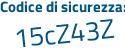 Il Codice di sicurezza è f77b1 poi a8 il tutto attaccato senza spazi