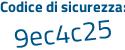 Il Codice di sicurezza è f8196Ze il tutto attaccato senza spazi