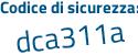 Il Codice di sicurezza è Z poi f18deb il tutto attaccato senza spazi