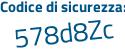 Il Codice di sicurezza è 5149 poi 484 il tutto attaccato senza spazi