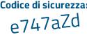 Il Codice di sicurezza è a segue 4cee95 il tutto attaccato senza spazi