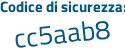 Il Codice di sicurezza è 92 continua con 95cc2 il tutto attaccato senza spazi