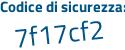 Il Codice di sicurezza è baa6 poi Zee il tutto attaccato senza spazi