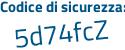 Il Codice di sicurezza è 77 continua con a1166 il tutto attaccato senza spazi