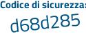 Il Codice di sicurezza è 7 poi 74ad7Z il tutto attaccato senza spazi