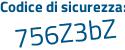 Il Codice di sicurezza è a862d segue 51 il tutto attaccato senza spazi