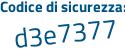 Il Codice di sicurezza è cZ segue 664c6 il tutto attaccato senza spazi