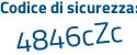 Il Codice di sicurezza è 82 poi 3bZ9b il tutto attaccato senza spazi