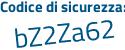 Il Codice di sicurezza è 3f segue dba11 il tutto attaccato senza spazi