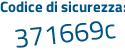 Il Codice di sicurezza è 2336826 il tutto attaccato senza spazi