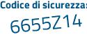 Il Codice di sicurezza è 6f9d continua con ff3 il tutto attaccato senza spazi