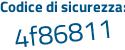 Il Codice di sicurezza è a segue c7fZ48 il tutto attaccato senza spazi