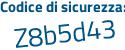 Il Codice di sicurezza è 36 segue caddb il tutto attaccato senza spazi