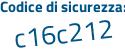 Il Codice di sicurezza è 4dc poi c9a4 il tutto attaccato senza spazi