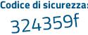 Il Codice di sicurezza è d53 continua con fed5 il tutto attaccato senza spazi