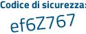 Il Codice di sicurezza è 6c11 segue 786 il tutto attaccato senza spazi