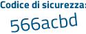 Il Codice di sicurezza è 14Z5b continua con 7Z il tutto attaccato senza spazi