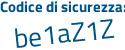 Il Codice di sicurezza è 379 continua con Z7a2 il tutto attaccato senza spazi