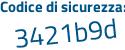 Il Codice di sicurezza è 4Z714e5 il tutto attaccato senza spazi